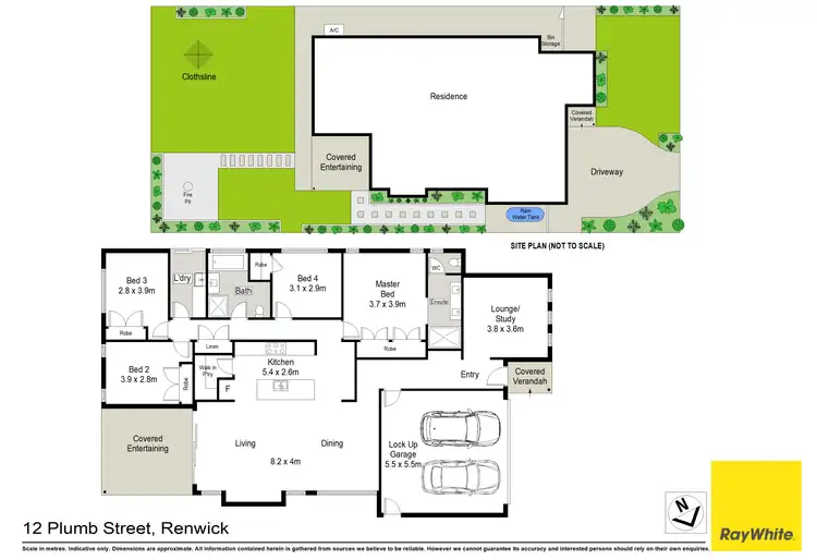 Floorplan of Homely house listing, 12 Plumb Street, Renwick NSW 2575