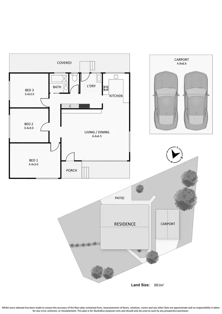 Floorplan of Homely house listing, 48 Hickory Crescent, Frankston North VIC 3200