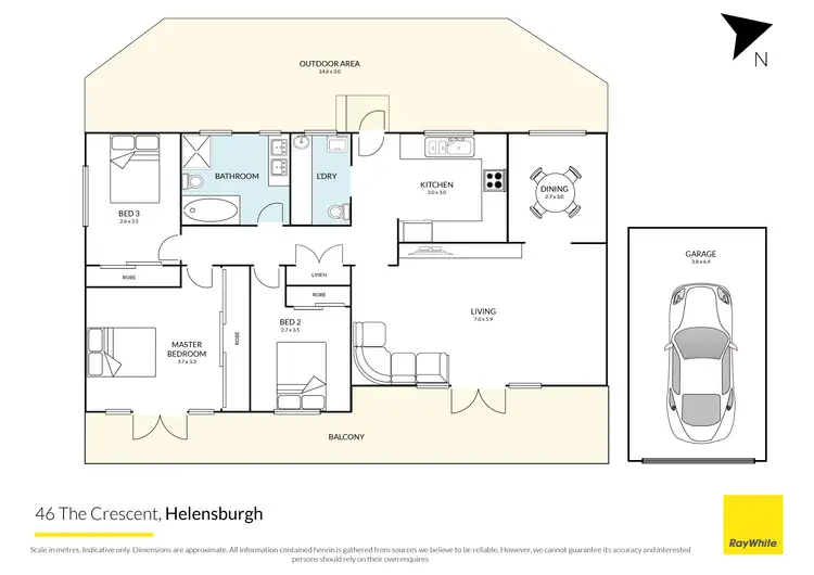 Floorplan of Homely house listing, 46 The Crescent, Helensburgh NSW 2508