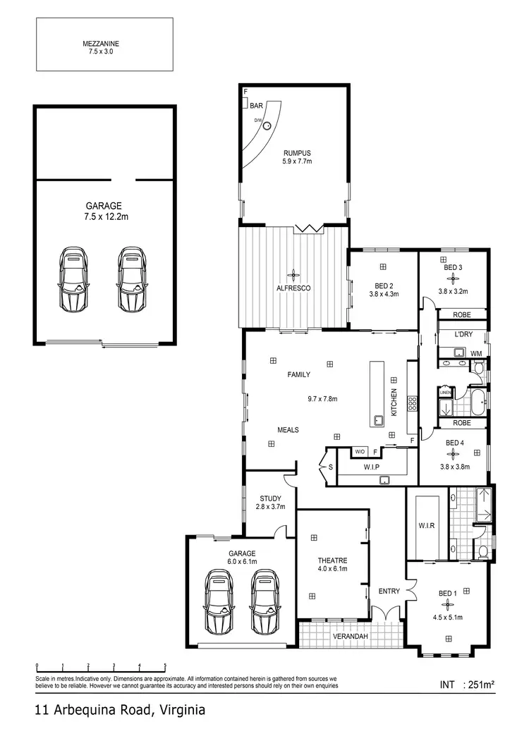 Floorplan of Homely house listing, 11 Arbequina Road, Virginia SA 5120