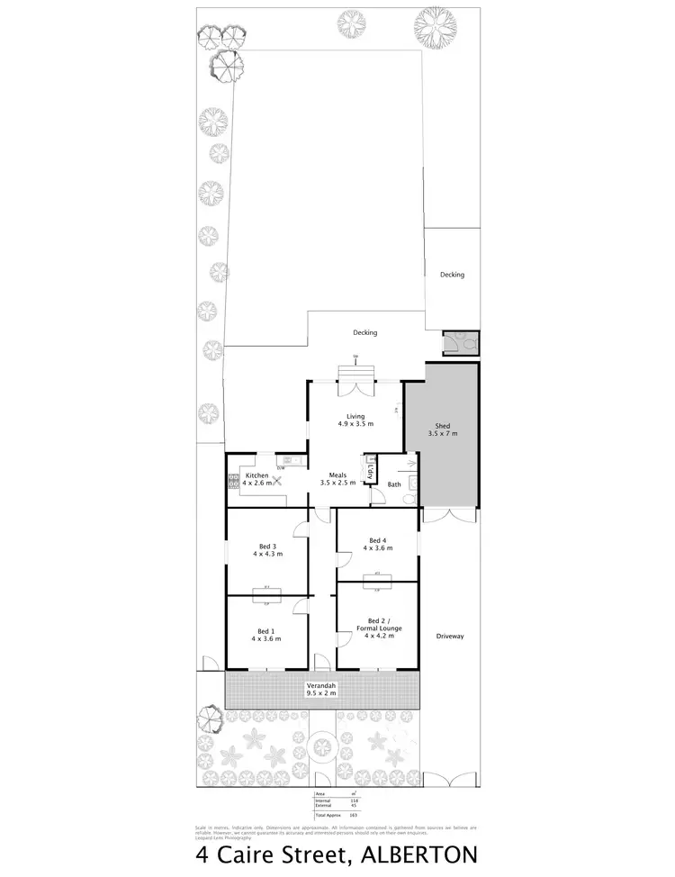 Floorplan of Homely house listing, 4 Caire Street, Alberton SA 5014