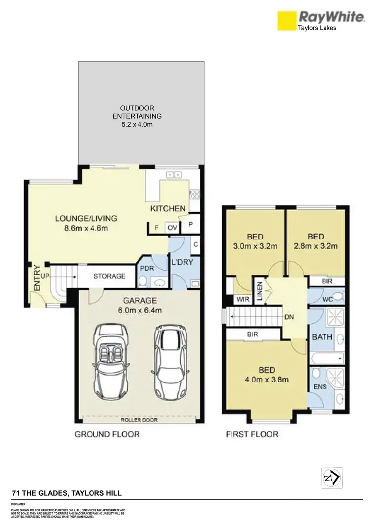 Floorplan of Homely house listing, 71 The Glades, Taylors Hill VIC 3037