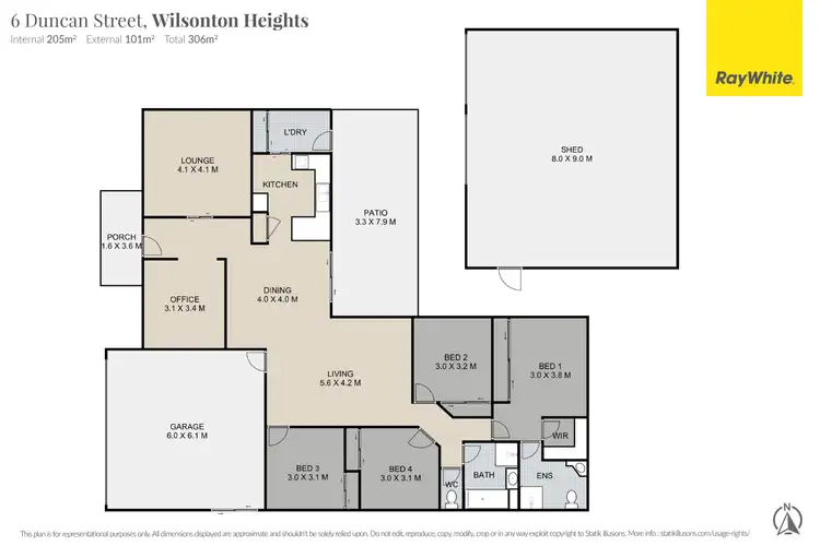 Floorplan of Homely house listing, 6 Duncan Street, Wilsonton Heights QLD 4350