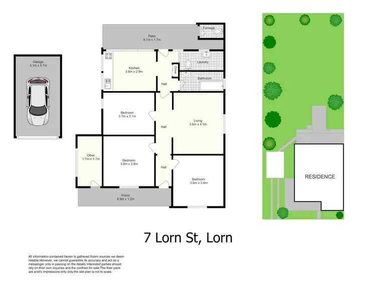 Floorplan of Homely house listing, 7 Lorn Street, Lorn NSW 2320
