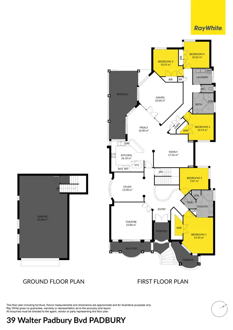 Floorplan of Homely house listing, 39 Walter Padbury Boulevard, Padbury WA 6025
