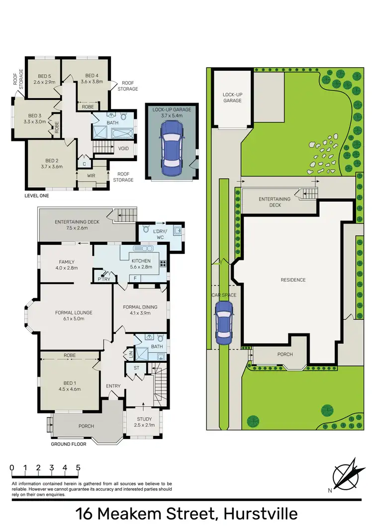 Floorplan of Homely house listing, 16 Meakem Street, Hurstville NSW 2220