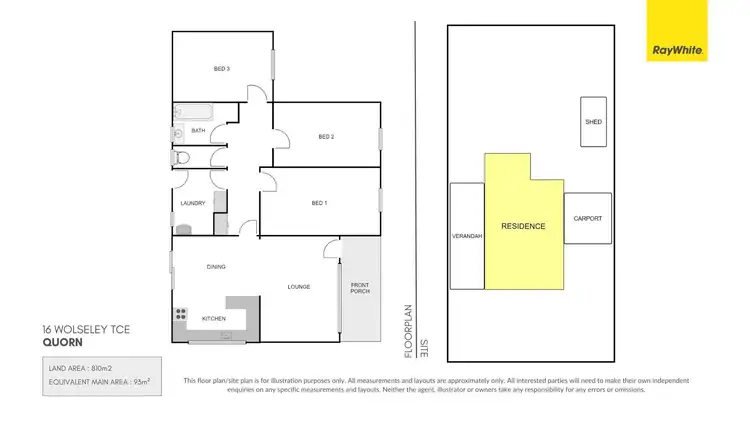 Floorplan of Homely house listing, 16 Wolseley Terrace, Quorn SA 5433