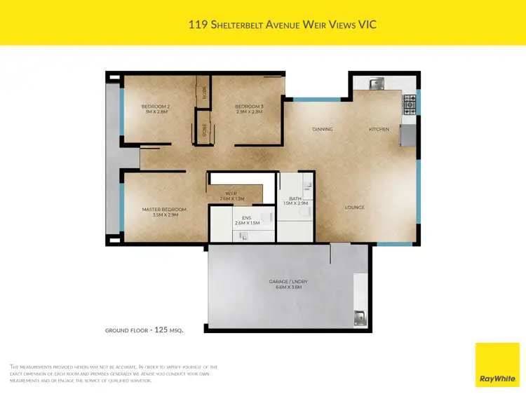 Floorplan of Homely other listing, 119 Shelterbelt Avenue, Weir Views VIC 3338