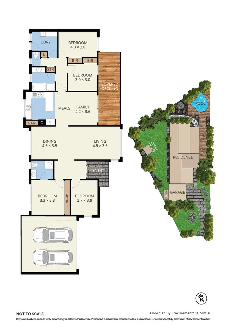 Floorplan of Homely house listing, 14 Hamsterley Square, Wantirna VIC 3152