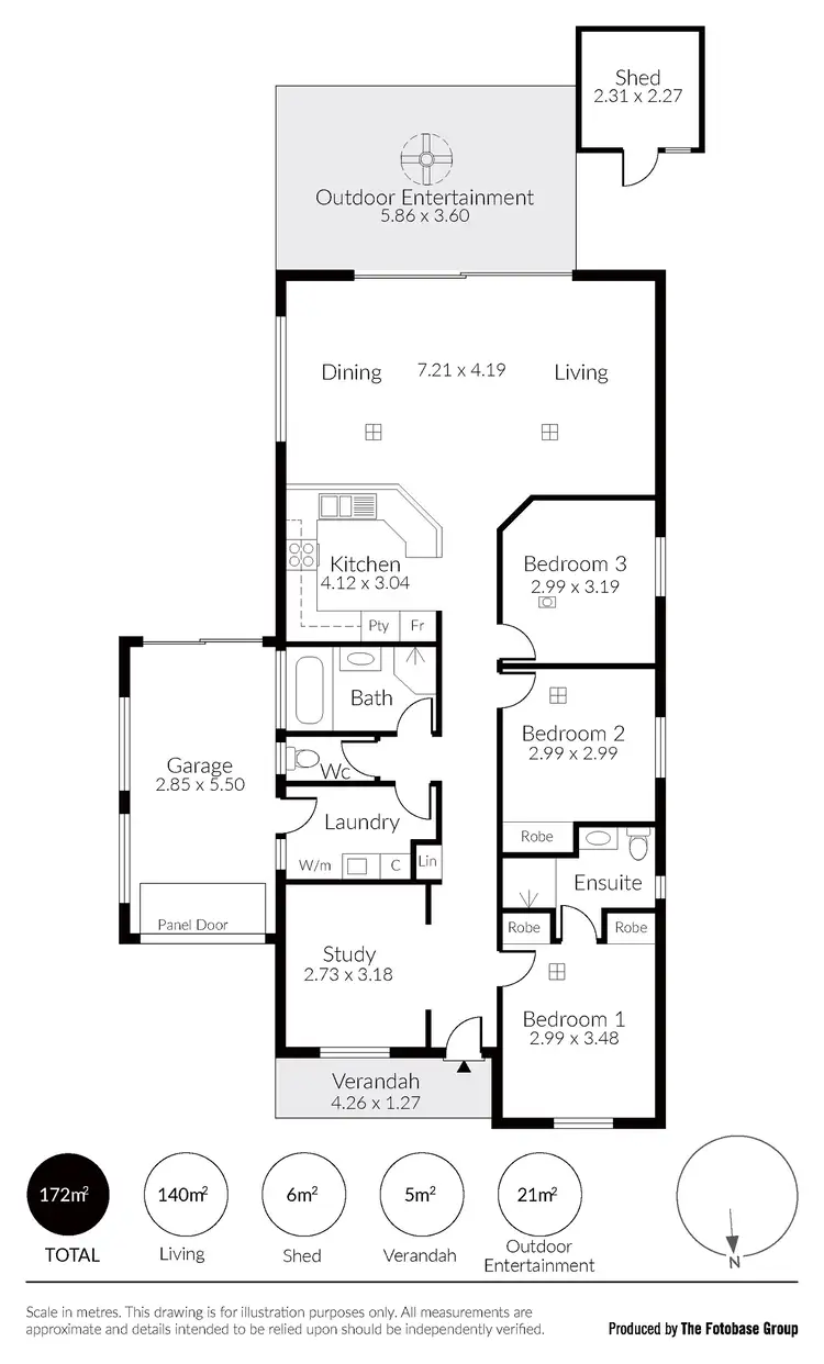Floorplan of Homely house listing, 6 Sandpiper Chase, Mawson Lakes SA 5095