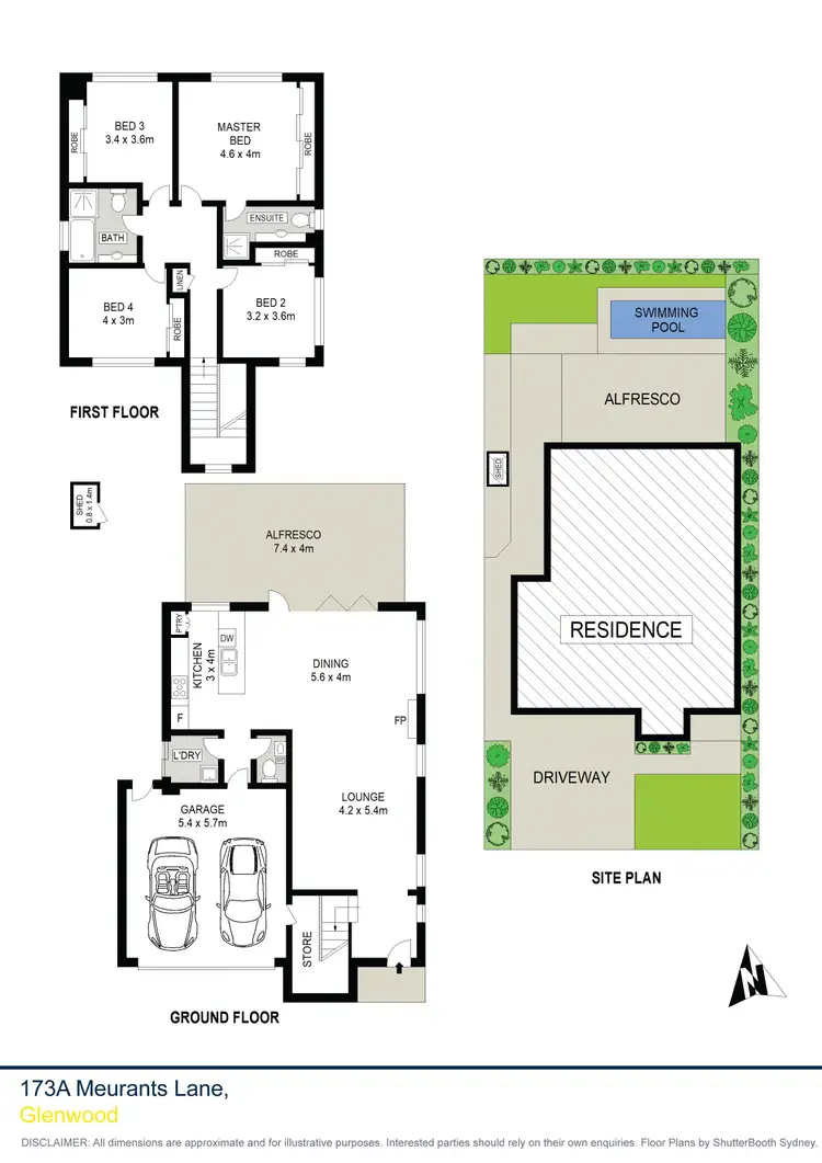 Floorplan of Homely house listing, 173A Meurants Lane, Glenwood NSW 2768