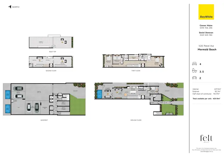 Floorplan of Homely villa listing, 1/20 Petrel Avenue, Mermaid Beach QLD 4218