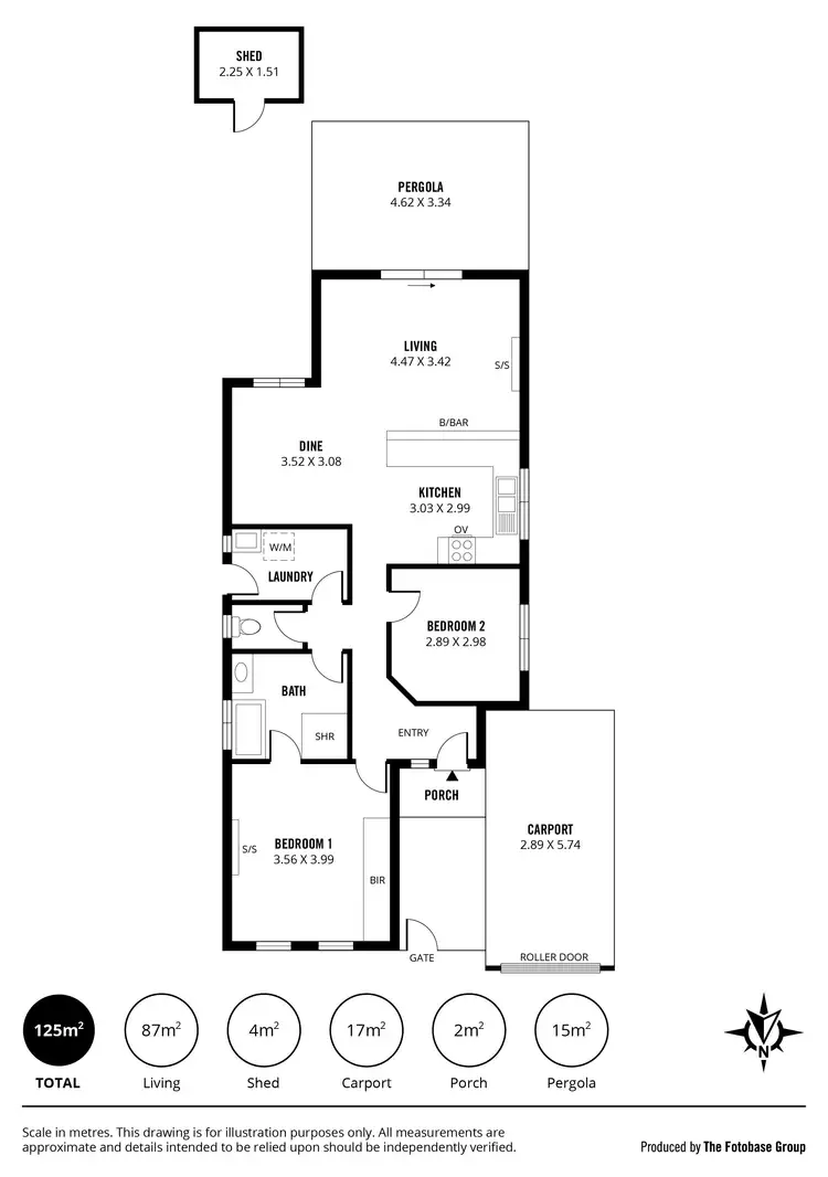 Floorplan of Homely unit listing, 2/26 Lewis Court, Gilles Plains SA 5086