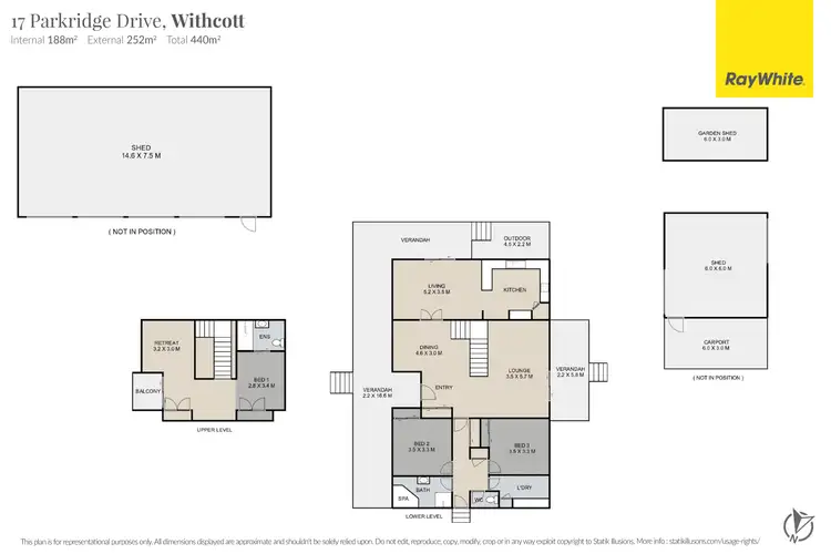 Floorplan of Homely house listing, 17 Parkridge Drive, Withcott QLD 4352