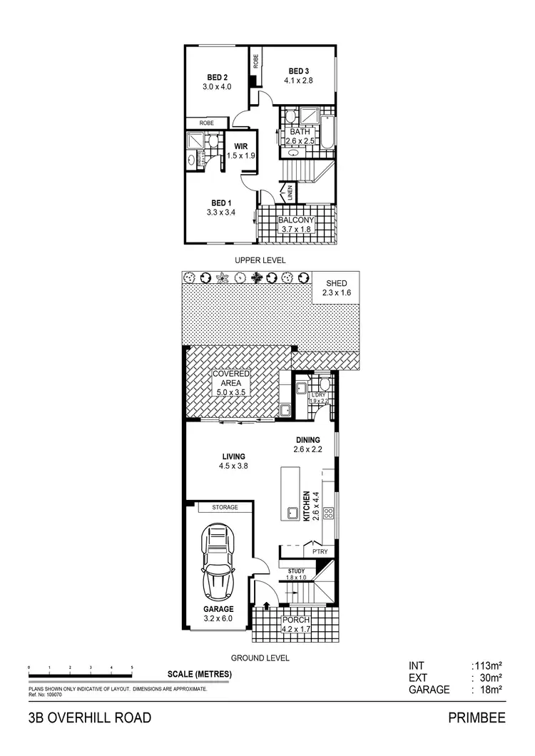 Floorplan of Homely house listing, 3B Overhill Road, Primbee NSW 2502