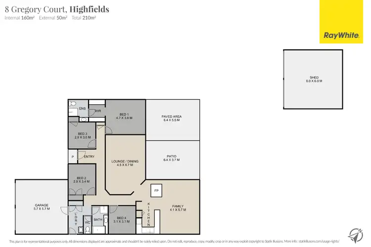 Floorplan of Homely house listing, 8 Gregory Court, Highfields QLD 4352