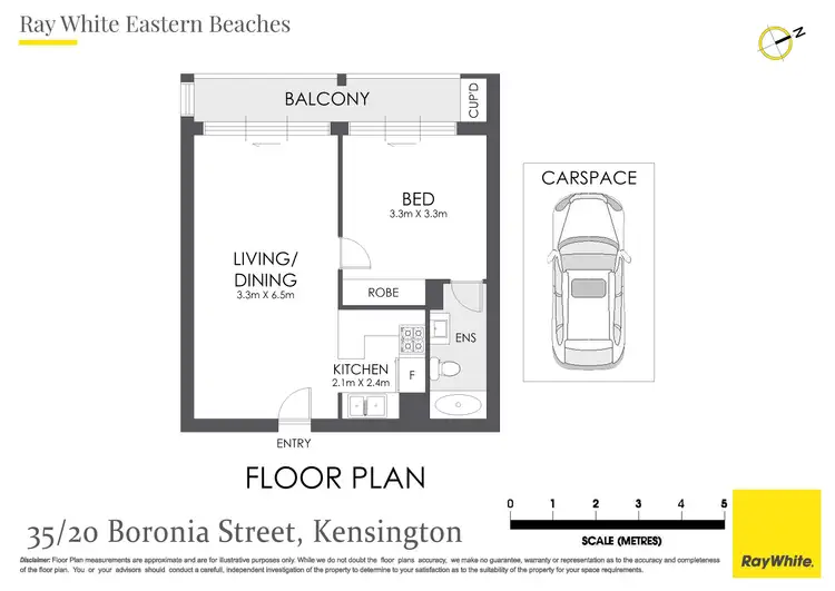 Floorplan of Homely apartment listing, 35/20 Boronia Street, Kensington NSW 2033