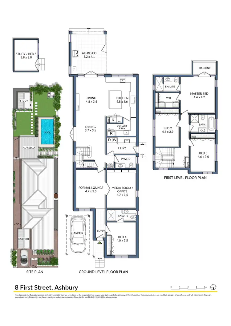 Floorplan of Homely house listing, 8 First Street, Ashbury NSW 2193