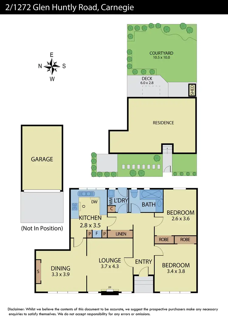 Floorplan of Homely house listing, 2/1272 Glen Huntly Road, Carnegie VIC 3163