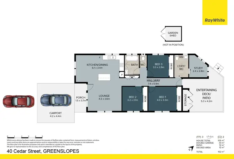 Floorplan of Homely house listing, 40 Cedar Street, Greenslopes QLD 4120