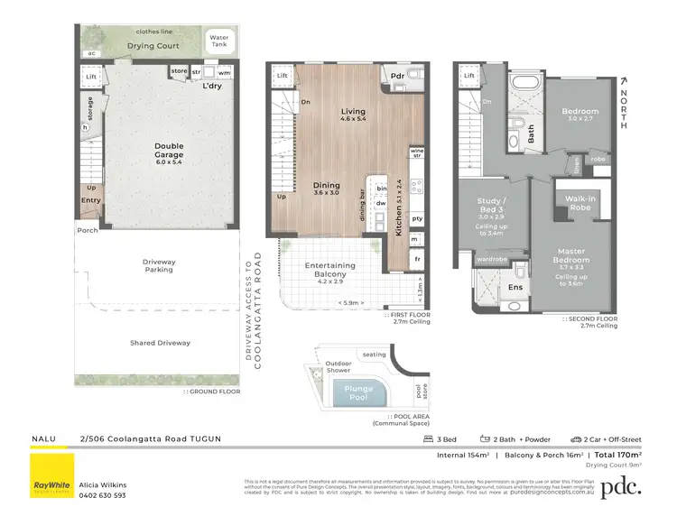 Floorplan of Homely townhouse listing, 2/506 Coolangatta Road, Tugun QLD 4224