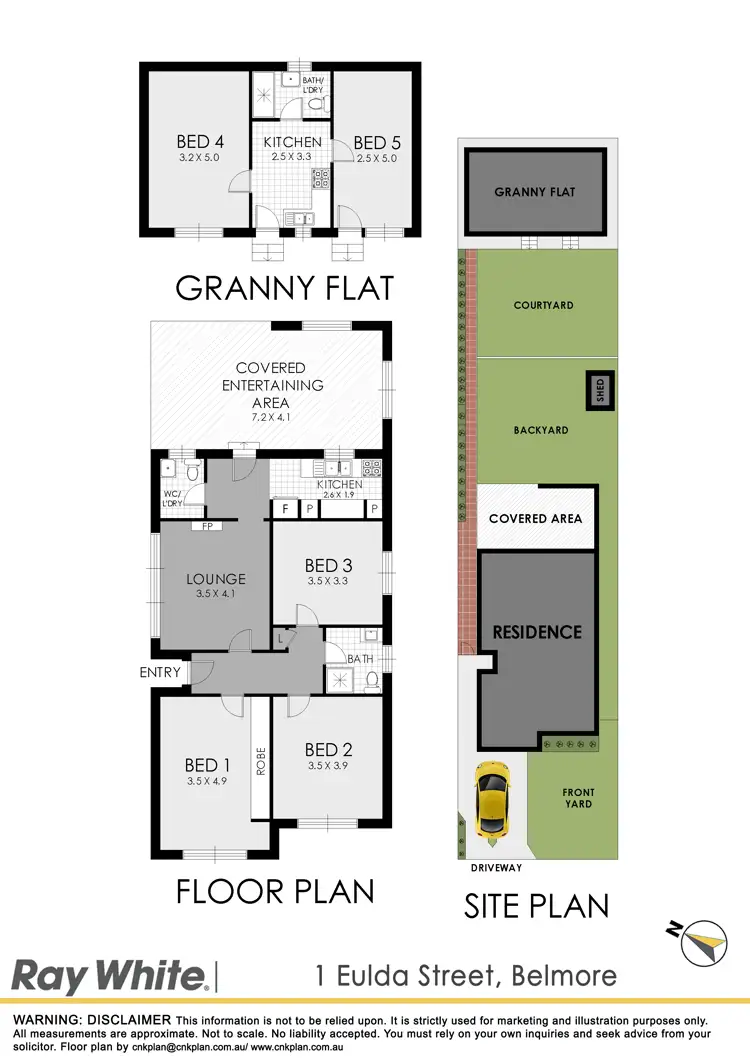 Floorplan of Homely house listing, 1 Eulda Street, Belmore NSW 2192