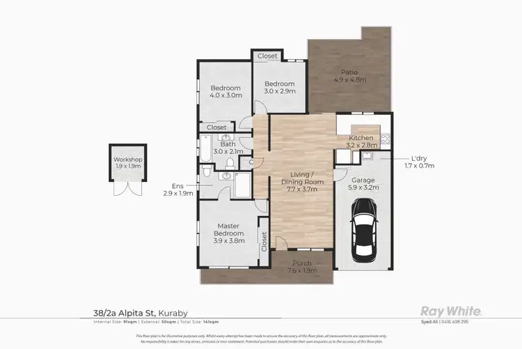 Floorplan of Homely villa listing, 38/2A Alpita Street, Kuraby QLD 4112