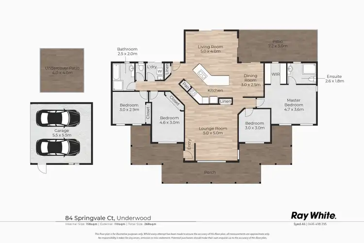 Floorplan of Homely house listing, 84 Springvale Circuit, Underwood QLD 4119