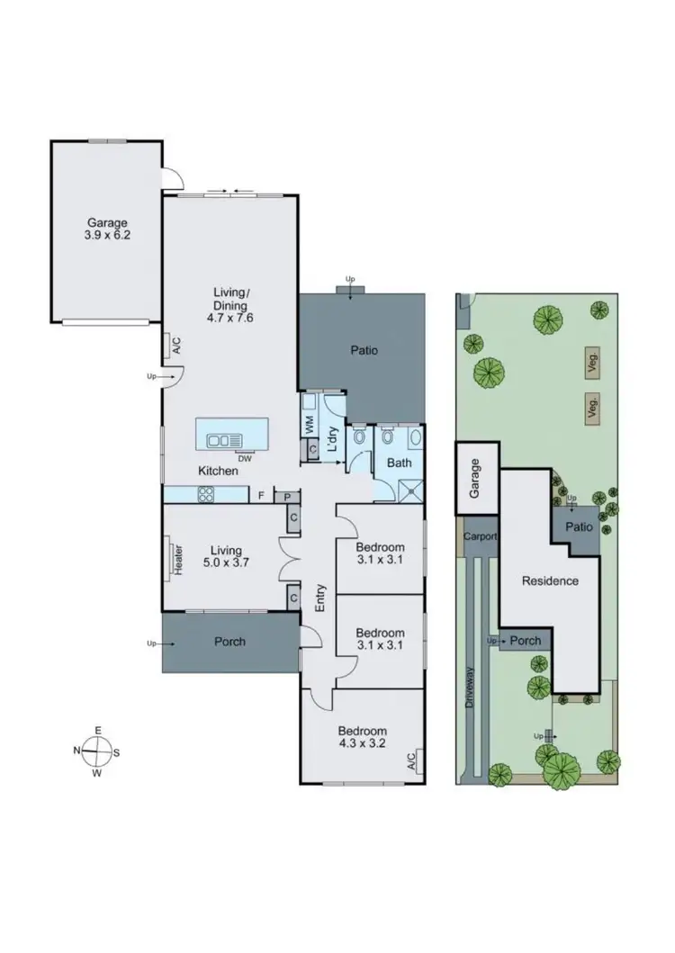 Floorplan of Homely house listing, 2 Ashby Court, Chadstone VIC 3148