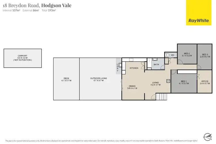 Floorplan of Homely house listing, 18 Breydon Road, Hodgson Vale QLD 4352