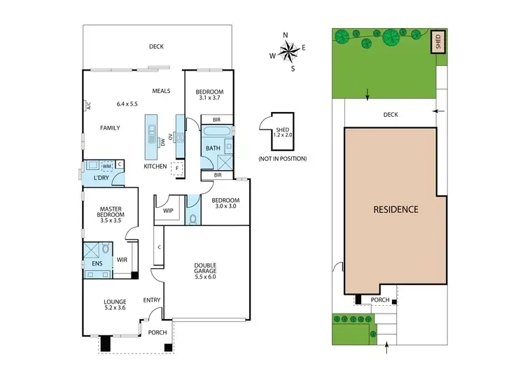 Floorplan of Homely house listing, 6 Lincoln Way, Doreen VIC 3754