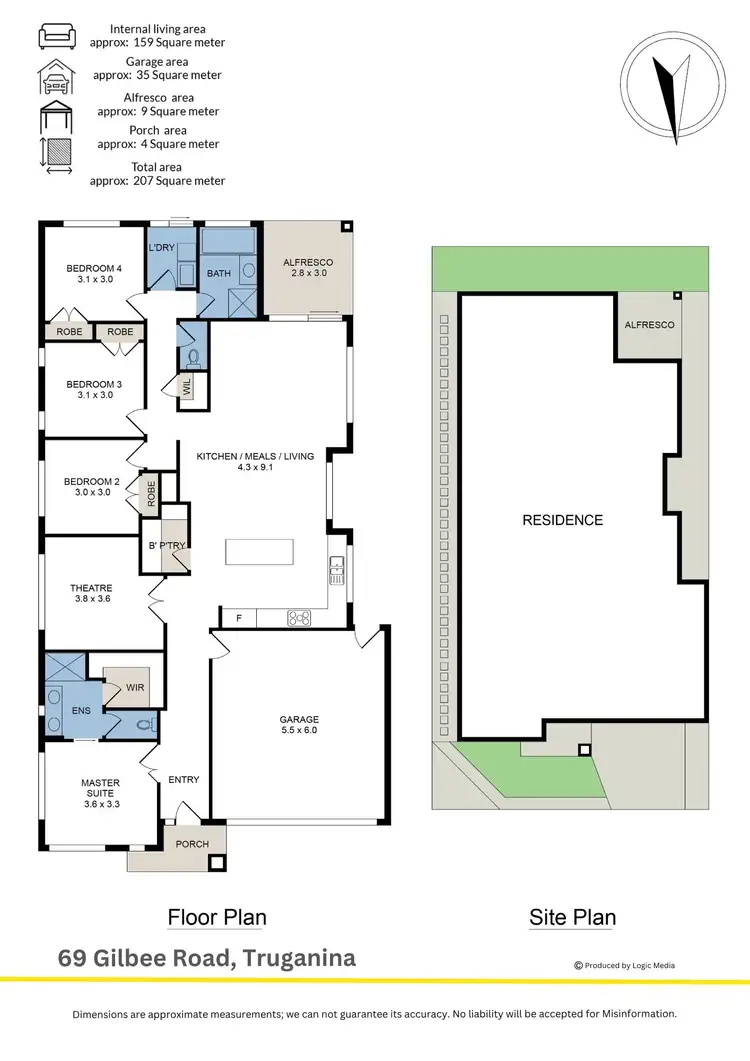 Floorplan of Homely house listing, 69 Gilbee Road, Truganina VIC 3029