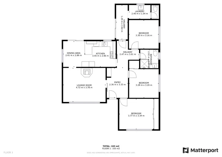 Floorplan of Homely house listing, 2 Eyre Court, Swan Hill VIC 3585