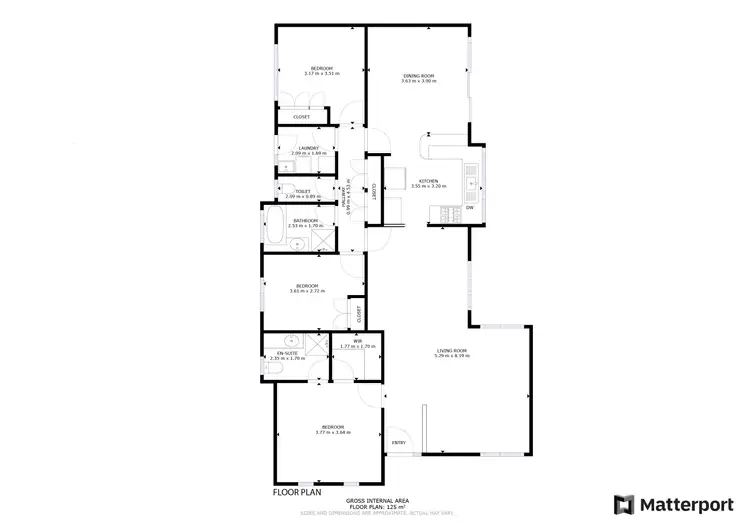 Floorplan of Homely house listing, 21 Nowie Street, Swan Hill VIC 3585