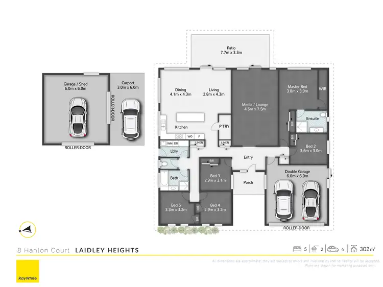 Floorplan of Homely house listing, 8 Hanlon Court, Laidley Heights QLD 4341