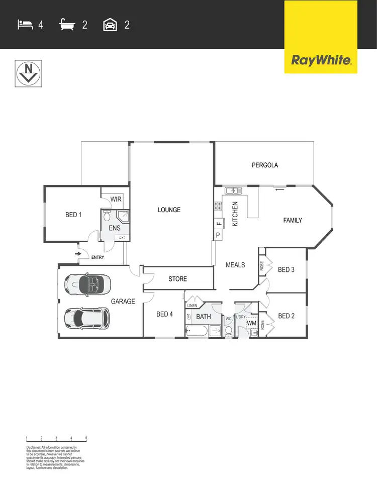 Floorplan of Homely house listing, 3 Scurry Street, Dunlop ACT 2615