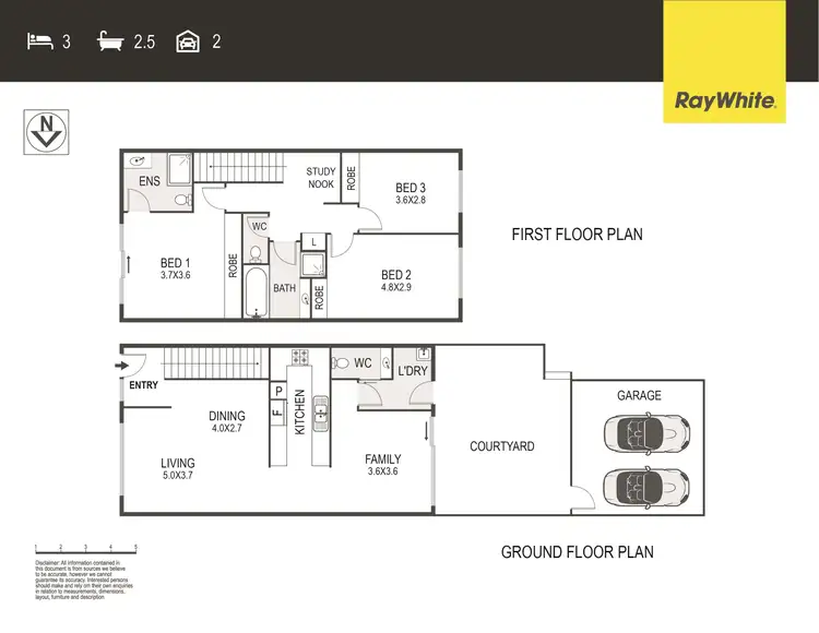 Floorplan of Homely townhouse listing, 11/17 Pickup Close, Casey ACT 2913