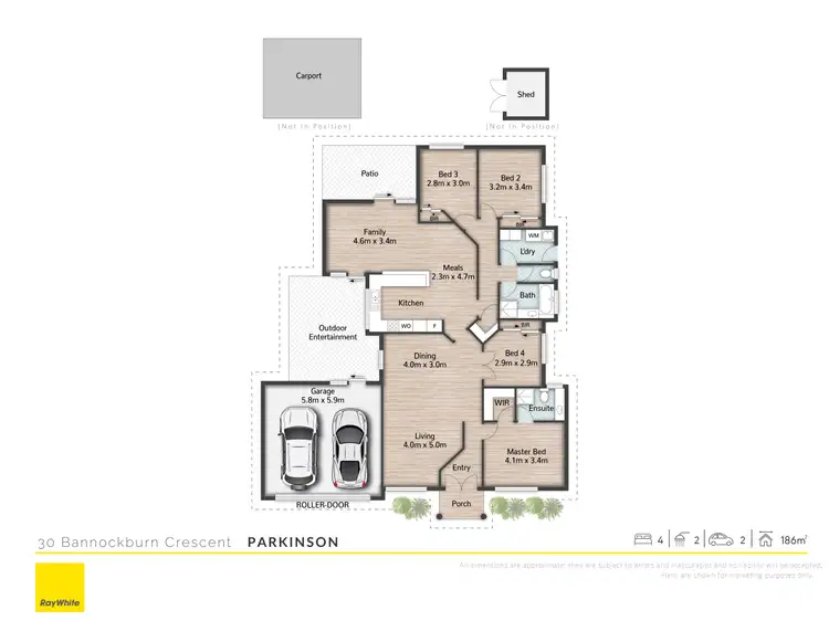 Floorplan of Homely house listing, 30 Bannockburn Crescent, Parkinson QLD 4115