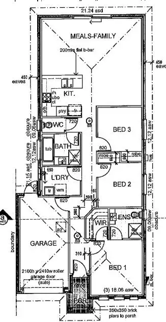 Floorplan of Homely house listing, 8 Sandalwood Road, Davoren Park SA 5113