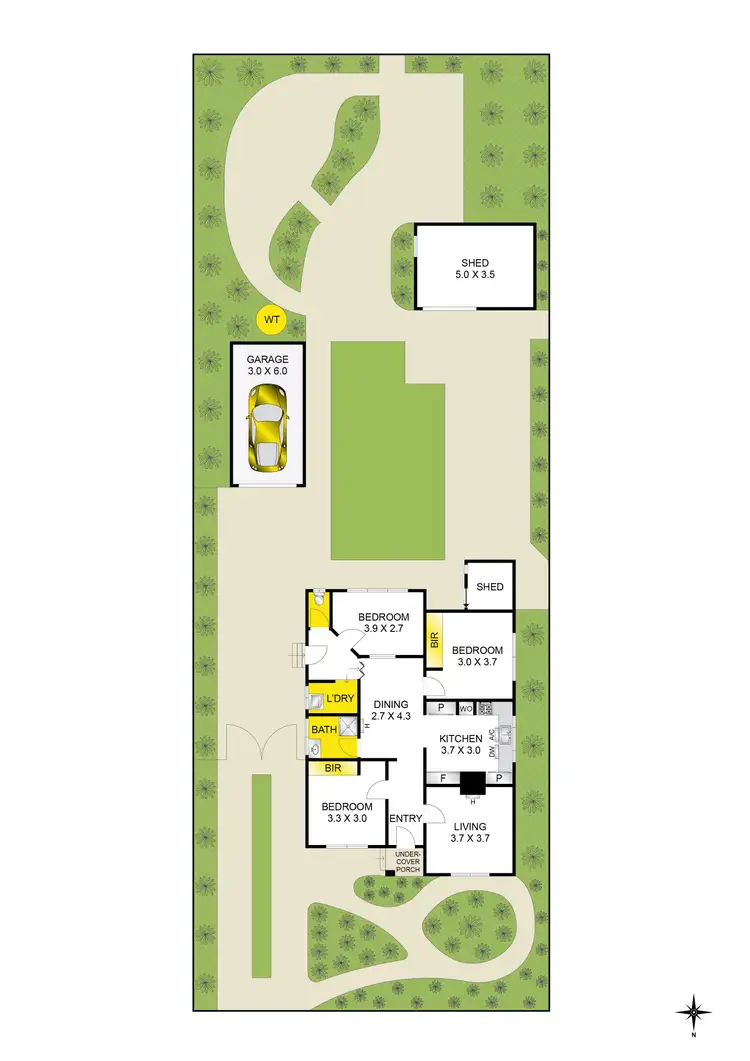 Floorplan of Homely house listing, 54 Dorothy Avenue, Belmont VIC 3216