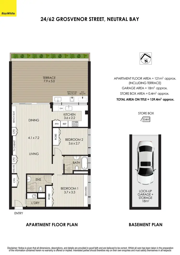 Floorplan of Homely apartment listing, 24/62-66 Grosvenor Street, Neutral Bay NSW 2089