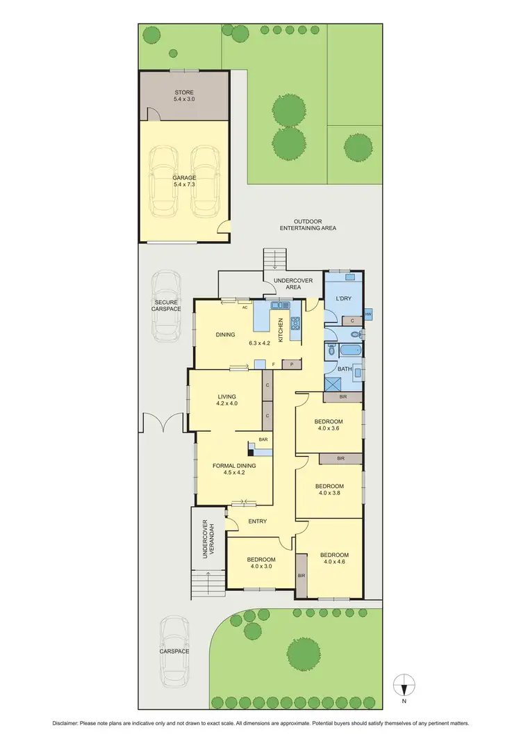Floorplan of Homely house listing, 45 Stewart Grove, Campbellfield VIC 3061