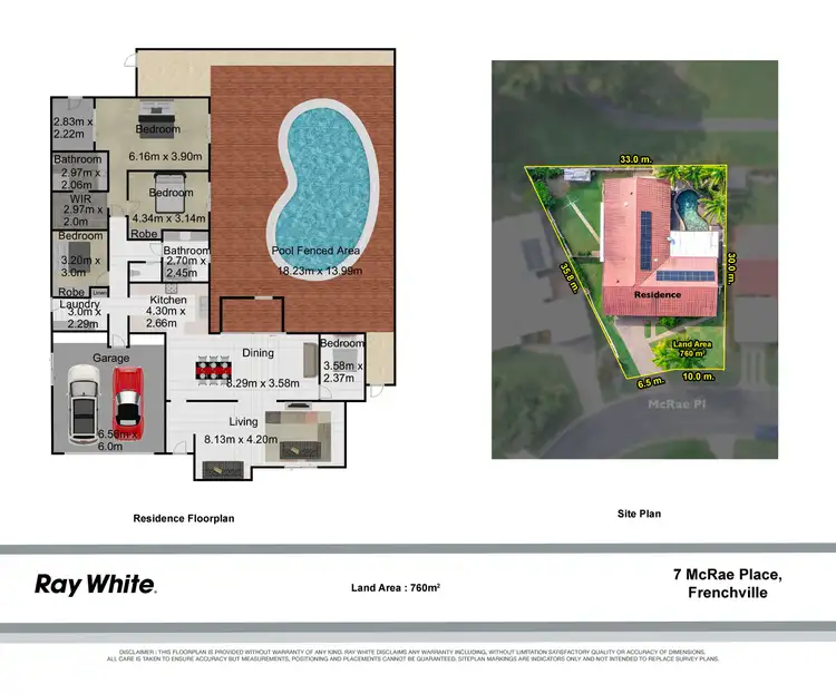Floorplan of Homely house listing, 7 Mcrae Place, Frenchville QLD 4701