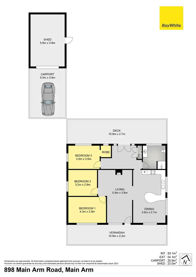 Floorplan of Homely house listing, 898 Main Arm Road, Main Arm NSW 2482