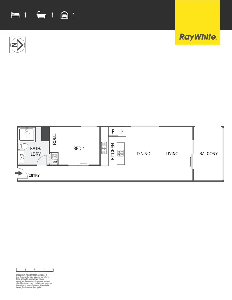 Floorplan of Homely apartment listing, 1411/120 Eastern Valley Way, Belconnen ACT 2617