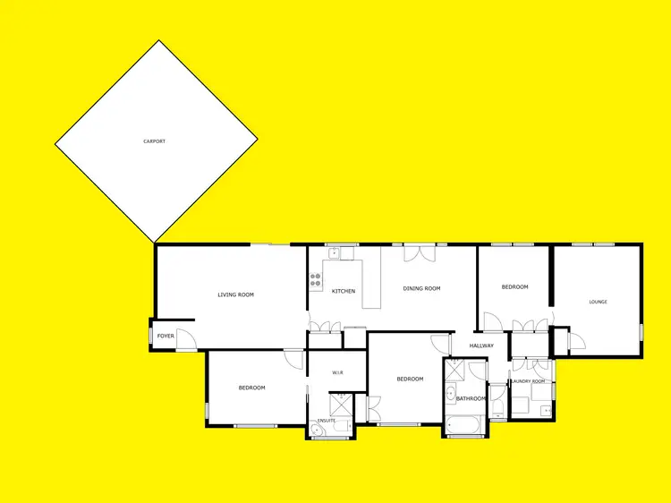 Floorplan of Homely house listing, 280 Eighth Street, Mildura VIC 3500