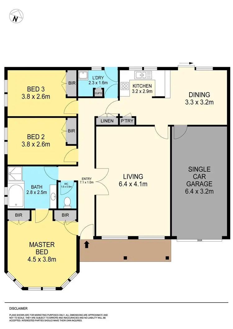Floorplan of Homely house listing, 1/84 Cuthberts Road, Alfredton VIC 3350