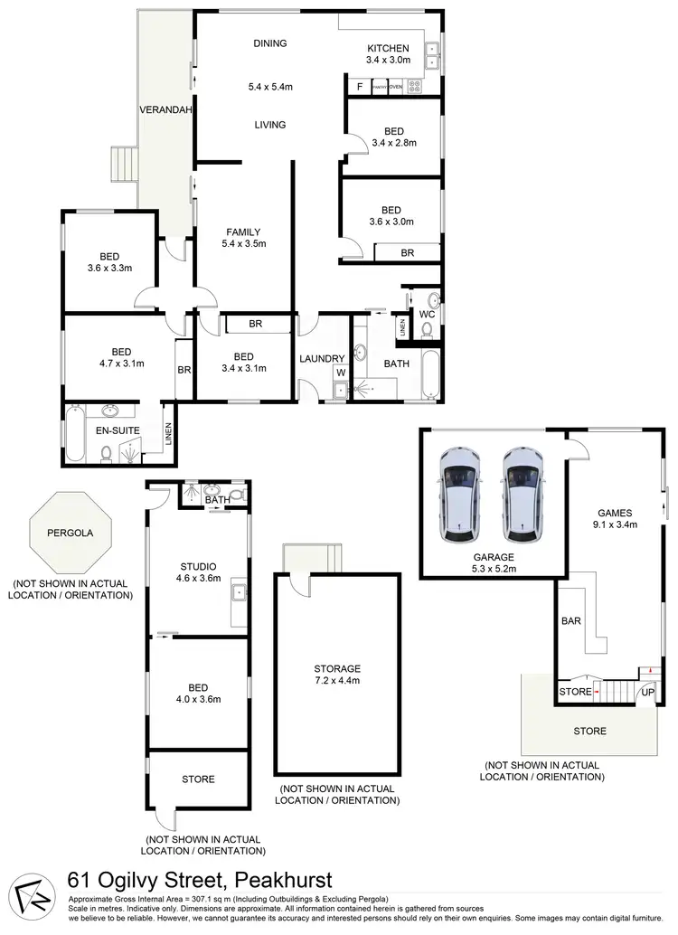 Floorplan of Homely house listing, 61 Ogilvy Street, Peakhurst NSW 2210