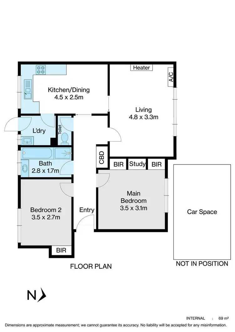 Floorplan of Homely apartment listing, 3/11 Clyde Street, Kew East VIC 3102