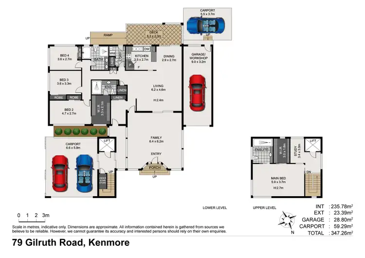 Floorplan of Homely house listing, 79 Gilruth Road, Kenmore QLD 4069